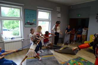 Uczestnicy zajęć pt. Piracka przygoda