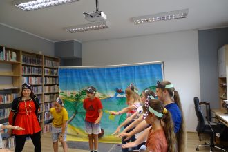 Uczestnicy zajęć pt. Piracka przygoda