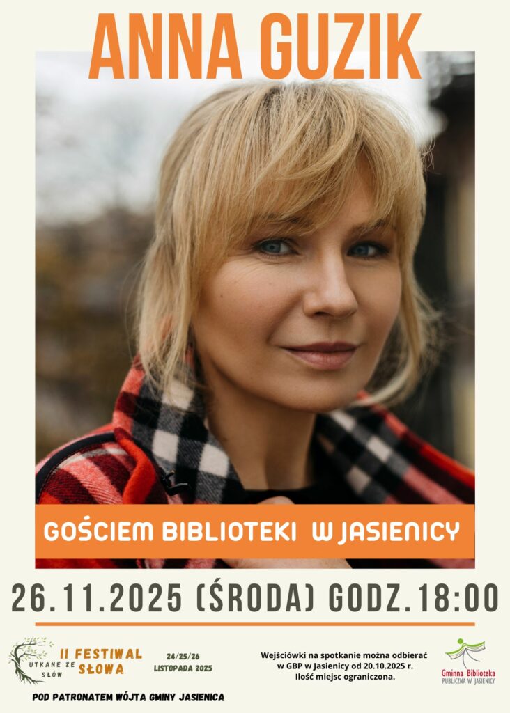 Zaproszenie na spotkanie z Anną Guzik